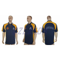 Fashion Design Sports Wear Polyester Polo Shirt, Men Long Sleeves Polo Shirt